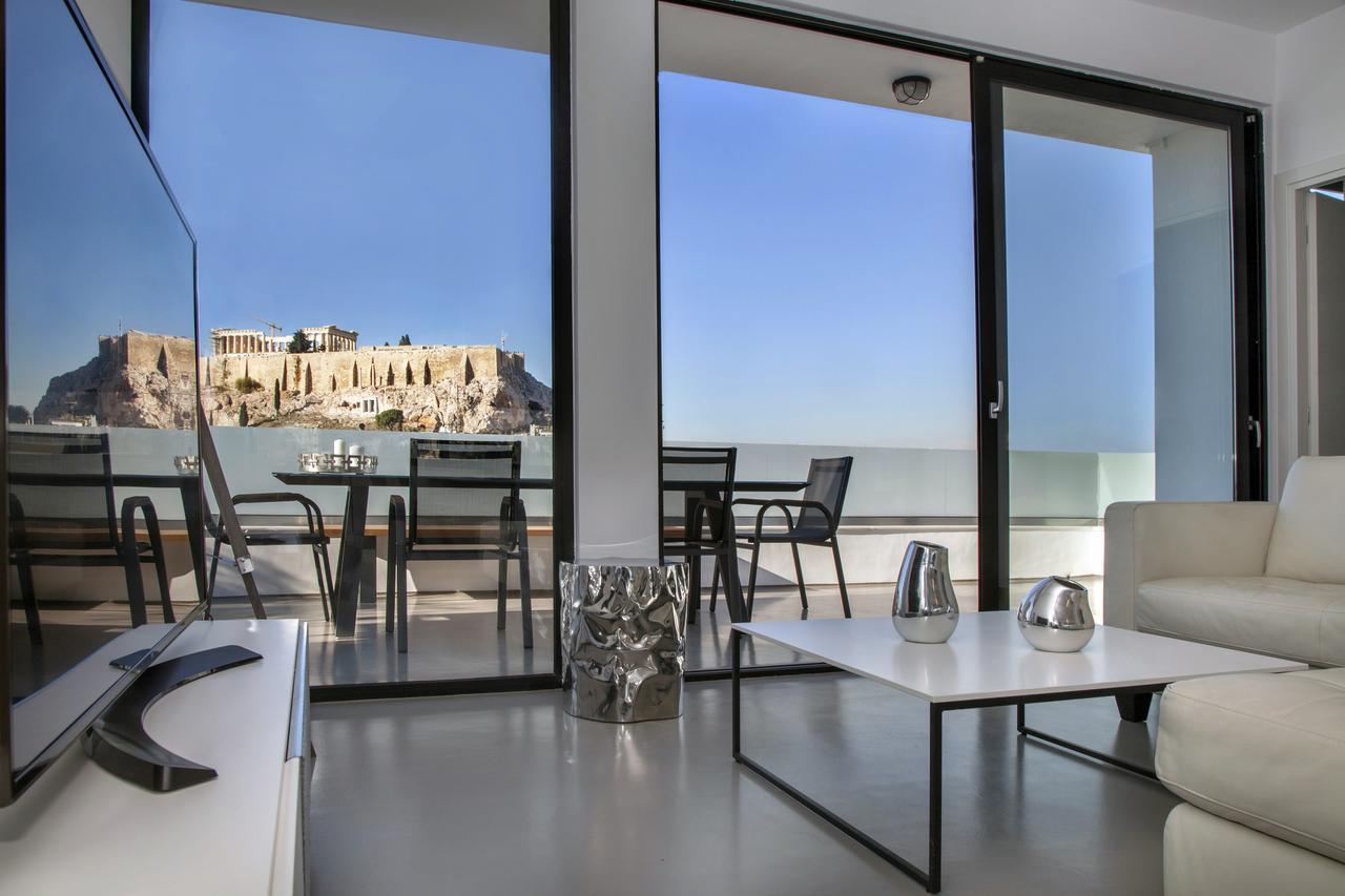 Apartamento Luxury Penthouse Touching The Acropolis By Ghh Atenas Exterior foto